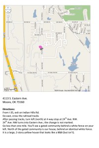 Directions to Property